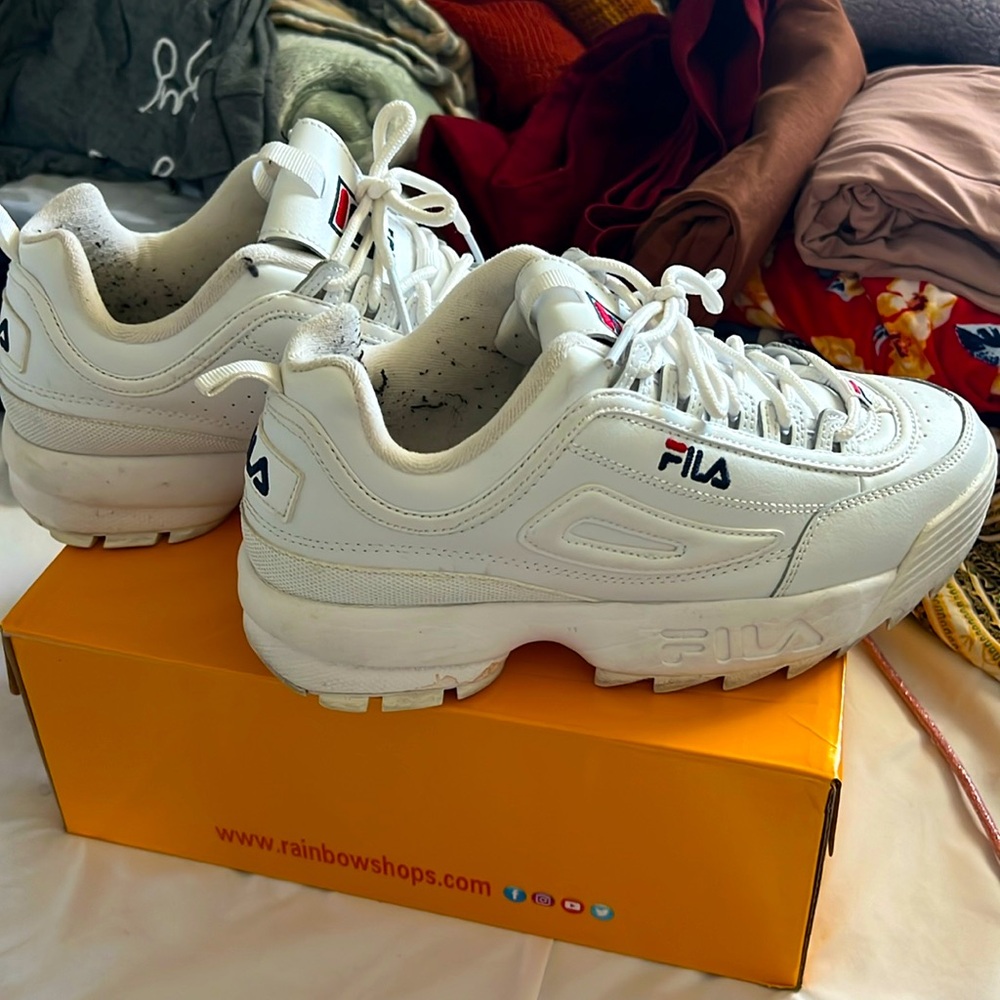 Women’s Fila Disruptor II, White